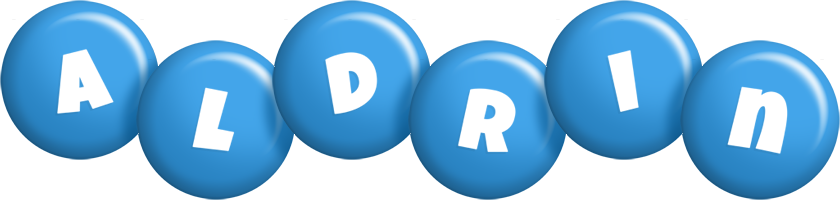 Aldrin candy-blue logo
