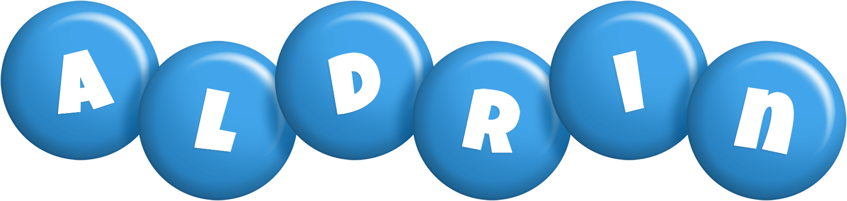 Aldrin candy-blue logo