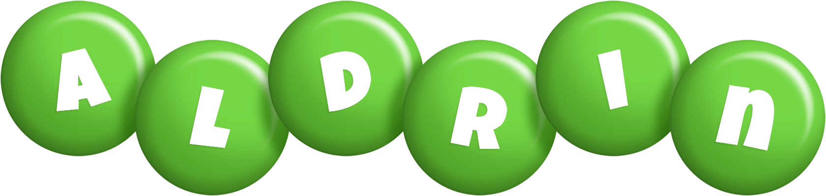 Aldrin candy-green logo