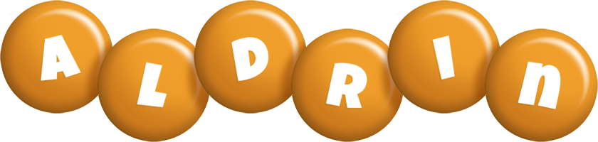 Aldrin candy-orange logo