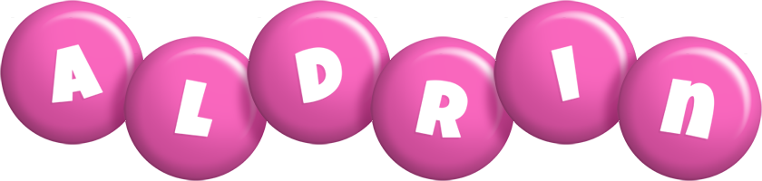 Aldrin candy-pink logo