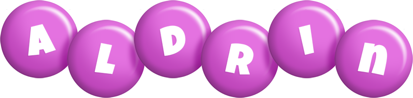 Aldrin candy-purple logo