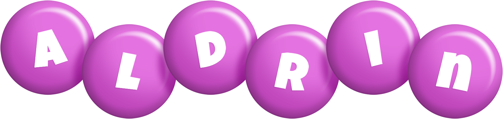 Aldrin candy-purple logo