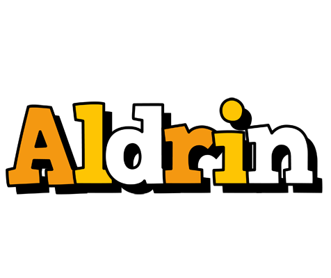 Aldrin cartoon logo