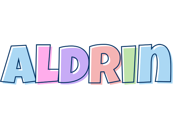 Aldrin pastel logo