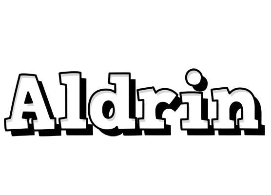 Aldrin snowing logo