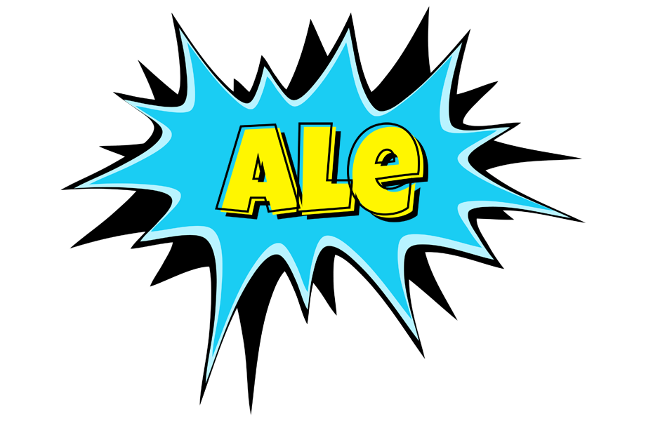 Ale amazing logo