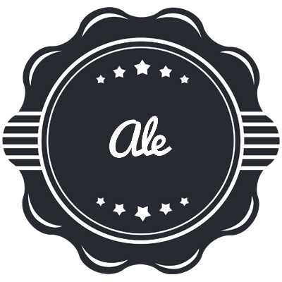 Ale badge logo