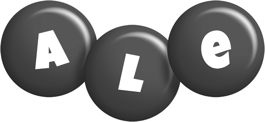 Ale candy-black logo