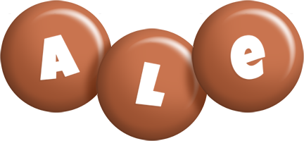 Ale candy-brown logo