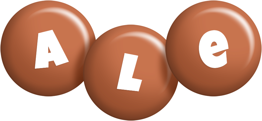 Ale candy-brown logo