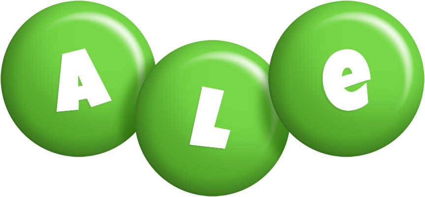 Ale candy-green logo