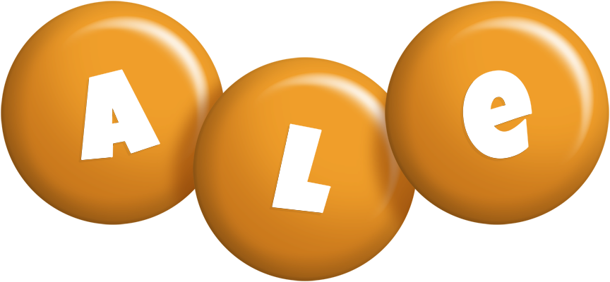 Ale candy-orange logo