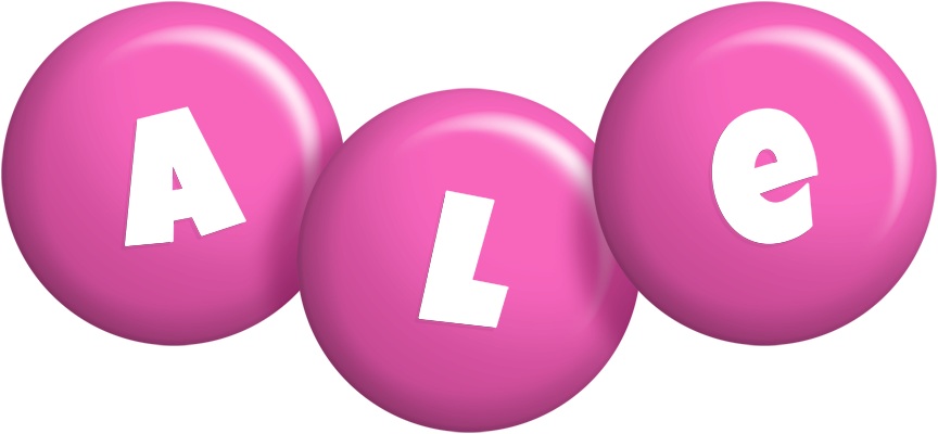 Ale candy-pink logo