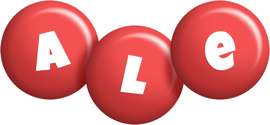 Ale candy-red logo