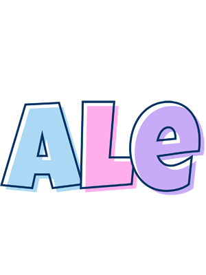 Ale pastel logo