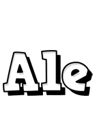 Ale snowing logo