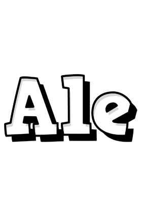 Ale snowing logo