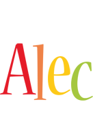 Alec birthday logo