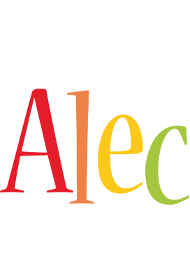 Alec birthday logo