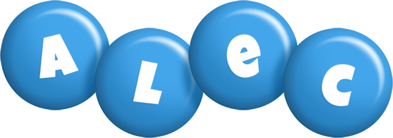 Alec candy-blue logo