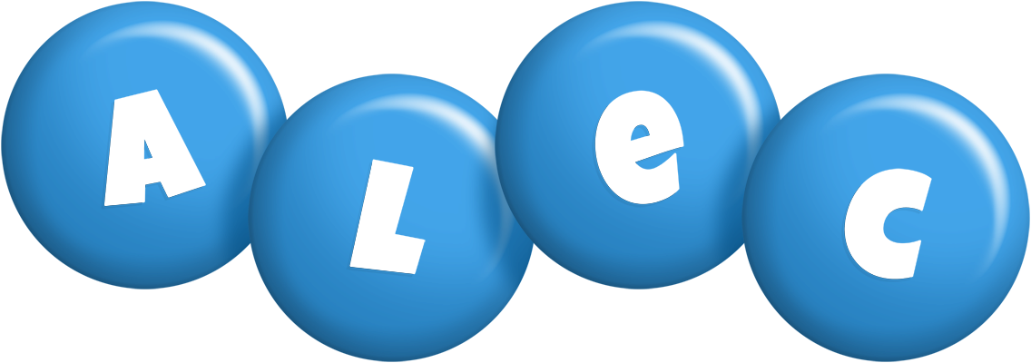 Alec candy-blue logo
