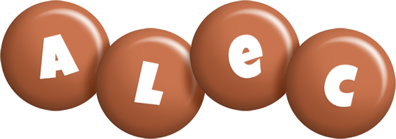 Alec candy-brown logo