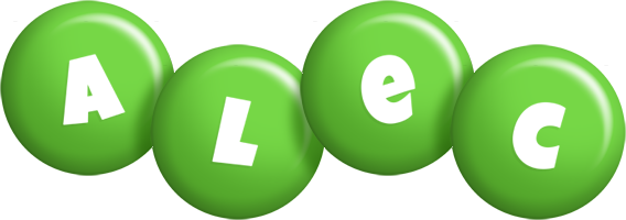 Alec candy-green logo