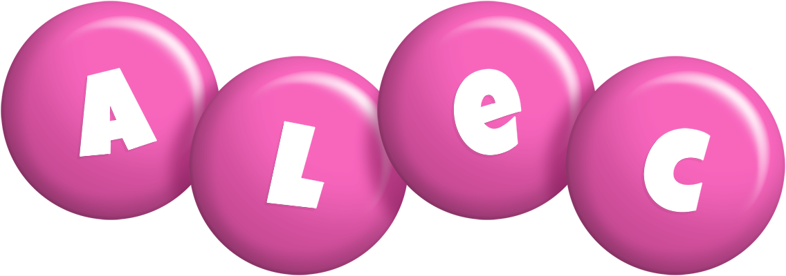 Alec candy-pink logo