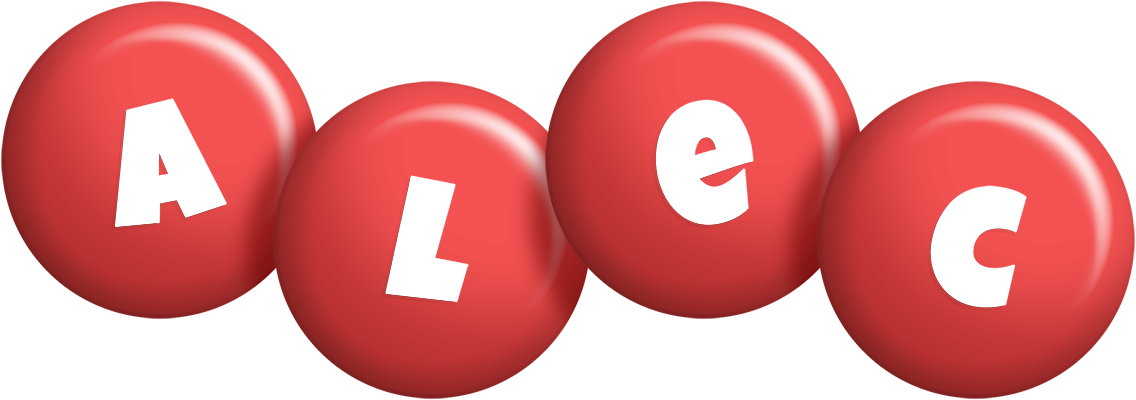 Alec candy-red logo