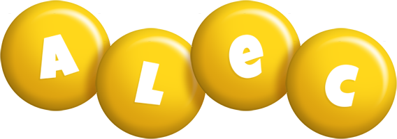 Alec candy-yellow logo