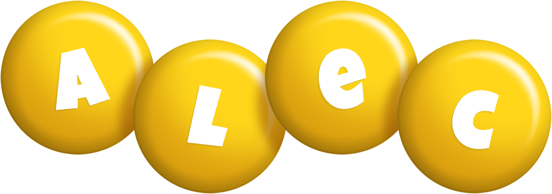 Alec candy-yellow logo