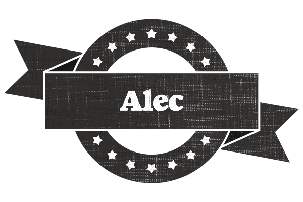 Alec grunge logo