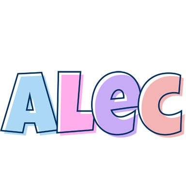 Alec pastel logo