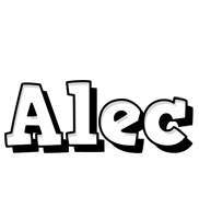 Alec snowing logo