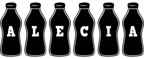 Alecia bottle logo