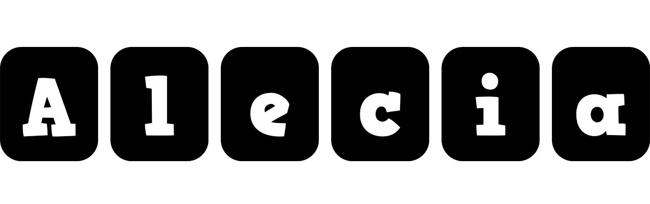Alecia box logo