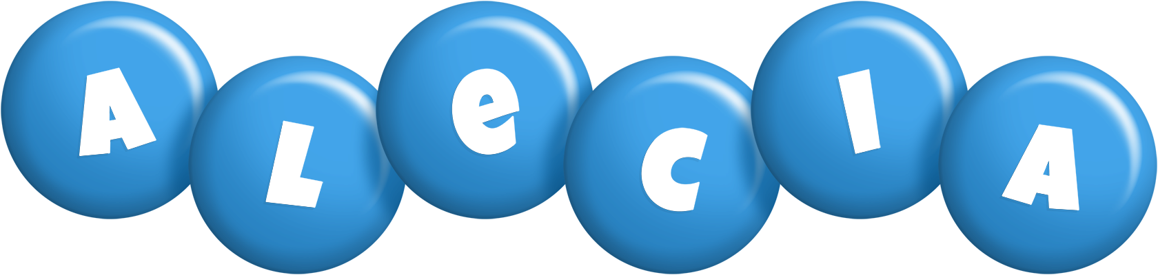 Alecia candy-blue logo