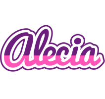 Alecia cheerful logo