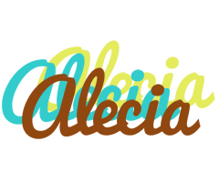 Alecia cupcake logo