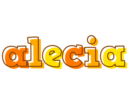 Alecia desert logo