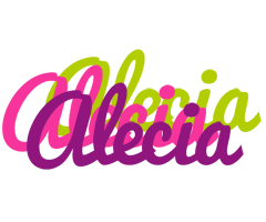 Alecia flowers logo