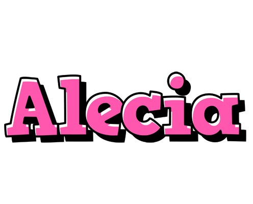 Alecia girlish logo