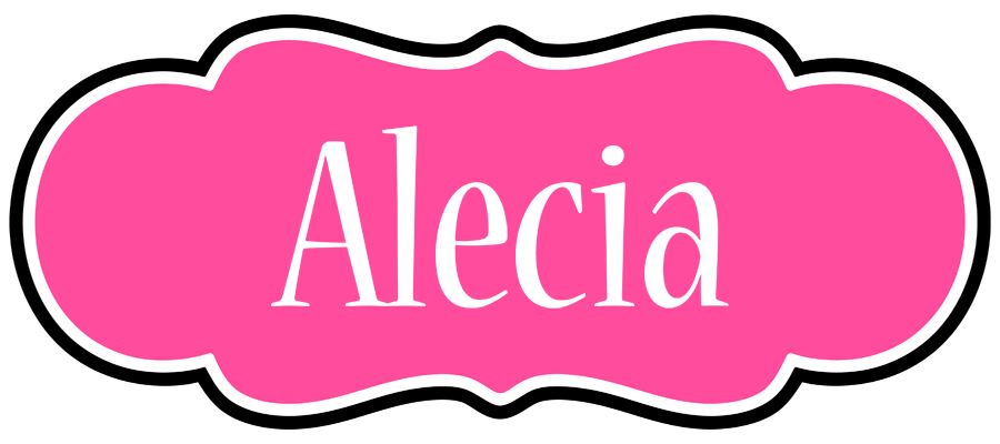 Alecia invitation logo