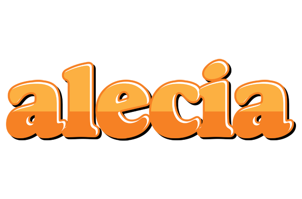Alecia orange logo