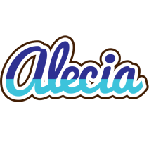 Alecia raining logo