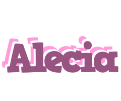 Alecia relaxing logo