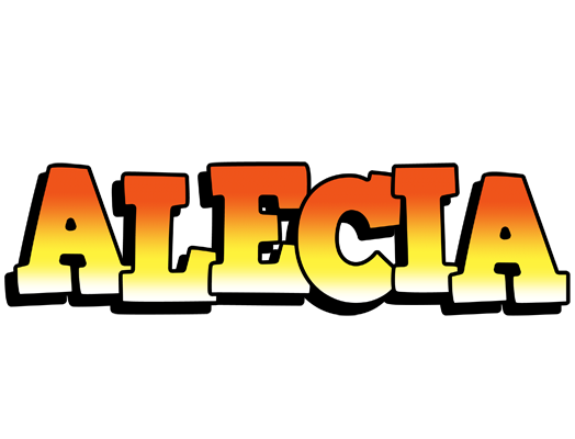 Alecia sunset logo