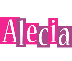 Alecia whine logo