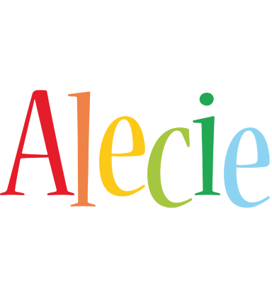 Alecie birthday logo